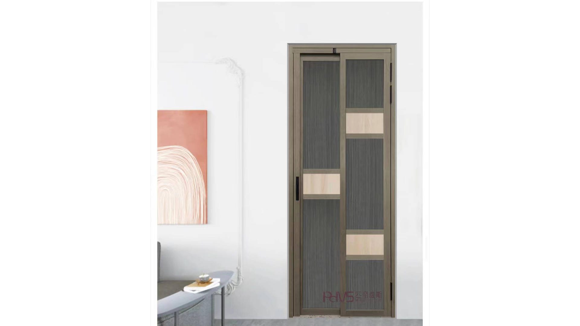 橡木灰+浅色木纹+深灰柳木